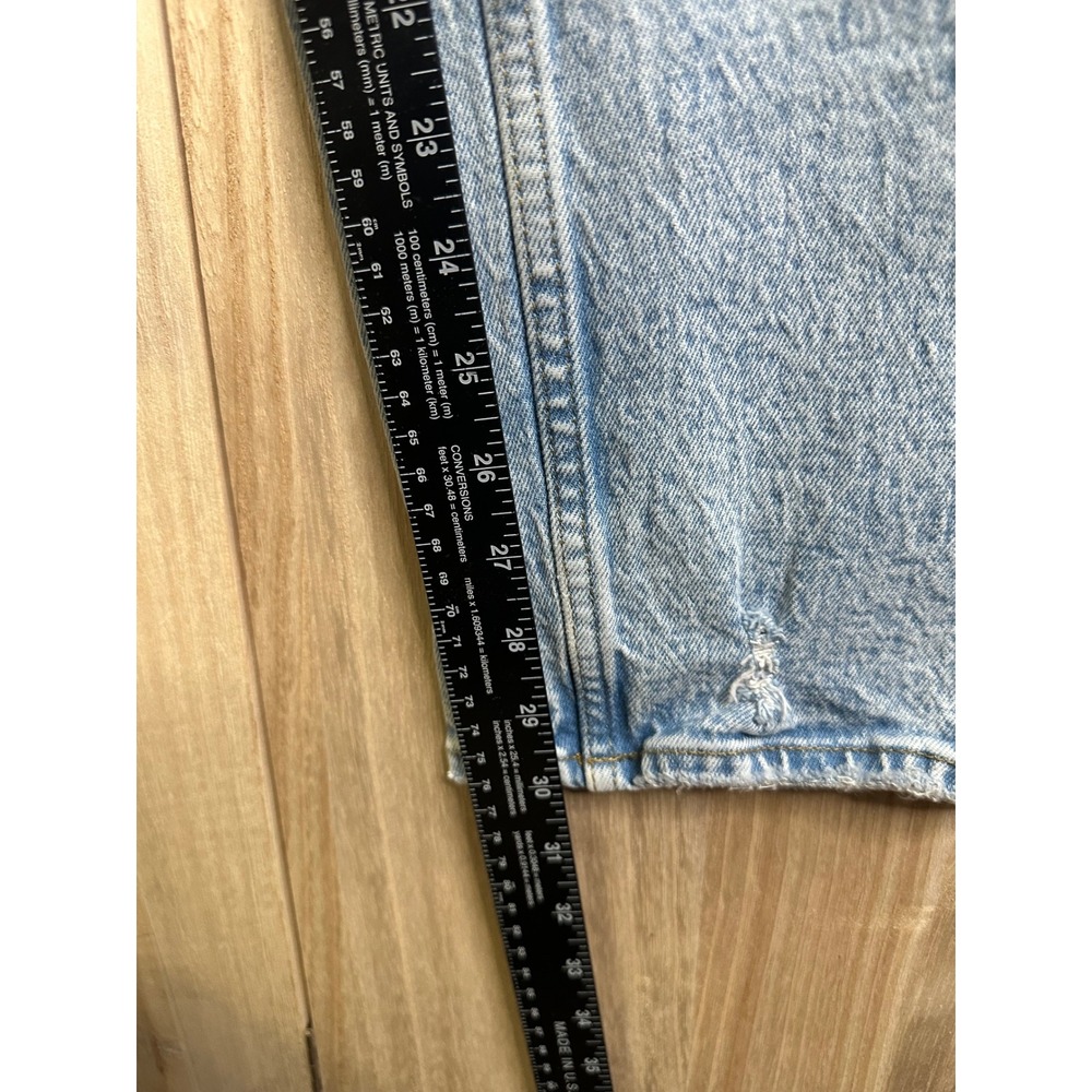 Abercrombie & Fitch The 90s Straight Ultra High Rise Curve Love Jeans Light Wash - Picture 5 of 10